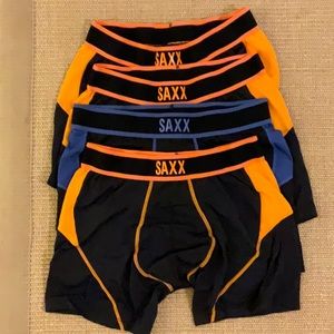 SAXX Kinetic Boxer Briefs Large 4 Pairs